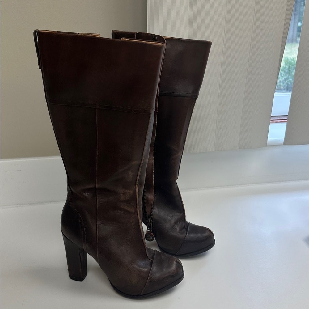 Timberland boot company Brown Leather Knee-High Boots